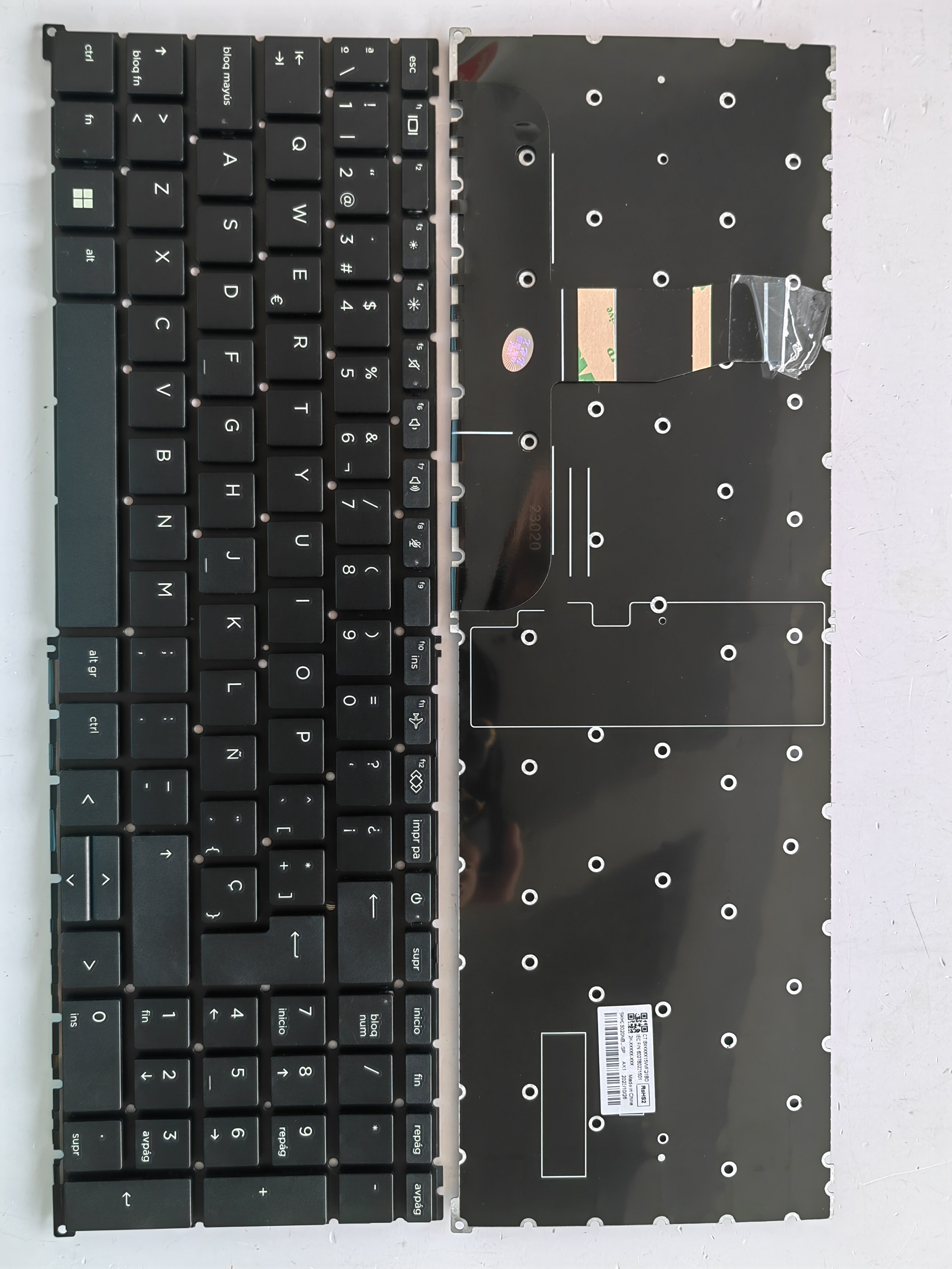Picture of New Replacement Laptop Keyboard For HP 865G9/865G10/Zbook fury 16 g10/Zbook fury 16g9 BLACK (OEM) SP Layout